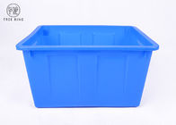 Big Storage Colorful Plastic Bin Boxes W50 Nestable HDPE 487 * 343 * 258 Mm