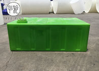 Green Color 500L Rotomolding Products Rectangualr Portable Utility Baffled Storage Water Tanks  For Car Care Solution