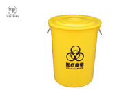 Round Plastic Rubbish Bins Medical Trash Can And Waste Container For Hospital