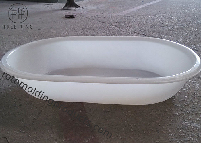 Heavy Duty Oval Shape Poly Tubs Tanks With Flat Bottom Roto