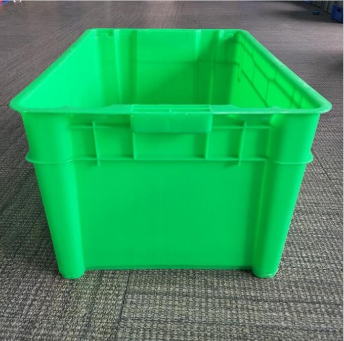 Aquaculture Collapsible Plastic Crate ，Plastic Fish Bins With Solid