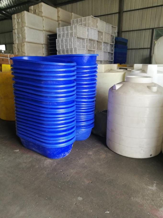 Heavy Duty Oval Shape Poly Tubs Tanks With Flat Bottom Roto Molding