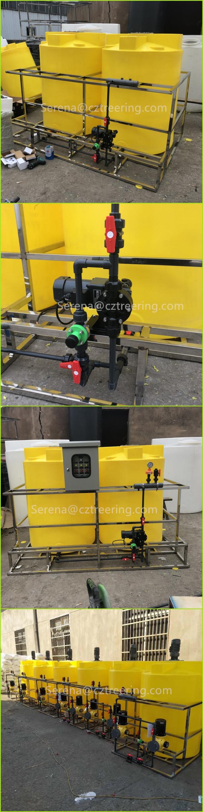 220 Gallon Commercial Chemical Dosing Tank For Closed Loop Chilled