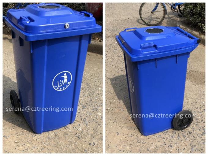 100 Lt Plastic Rubbish Bins Waste Wheelie Bin 120 Litre With Lock And