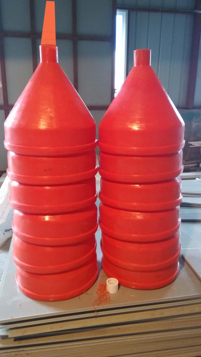 Rotational Moulding Products PE Hopper Large Plastic Funnel Wth 2" OD Spout