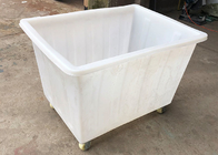 LLDPE Narrow Window Poly Window Box  With Steel Cart For Wet And Dry