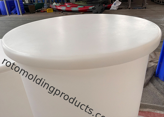 Customized Rotomolding Products Open Top Cylindrical Tanks For Medical Handling Acids And Caustics