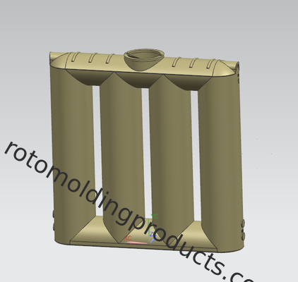 Doorway Slimline Rainwater Harvesting Water Custom Roto Mold Tanks With Spigot For Garage