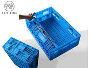 Recycled Large Plastic Folding Storage Baskets 30l 600 * 400 * 180 Mm PE Or PP