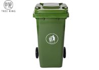 120Liter Street Black / Blue Large Capacity Trash Cans For Garden Waste General