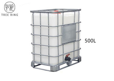PE 500L Intermediate Bulk Reconditioned Ibc Containers For Chemical Storage Recycling