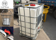 PE 500L Intermediate Bulk Reconditioned Ibc Containers For Chemical Storage Recycling
