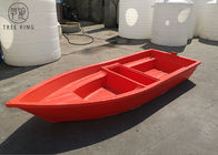 Polyethylene 6 Persons Hard Plastic Fishing Boats 800kg Loading A3.6M Flat Bottom
