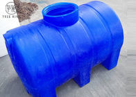 1000L Free Standing Roto Mold Tanks For Bulk Storage Horizontal  Leg White / Blue