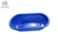 Heavy Duty Oval Shape Poly Tubs Tanks With Flat Bottom Roto Molding Round End Stock