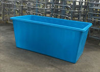 Polyethylene Linen Industrial Plastic Laundry Trolley Basket On Wheels 2100 * 1080 * H880 Mm K1300L