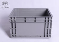 400 * 300 * 230 Euro Stacking Containers , Straight Wall Grey European Stacking Containers