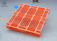 P1212 Industrial Rackable Recycle Plastic Pallet For Warehouse Package Single Face