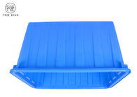 W140 Textile Plastic Bin Boxes , Blue /  Red Industrial Stacking Large Plastic Tubs