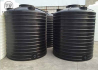 Cylindrical White / Black Plastic Water Tank Chemical PAM PAC Storage PT 5000L