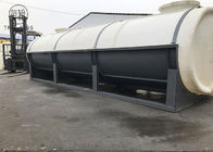 HPT10000L Roto Mold Tanks , Liquids Storage Horizontal Leg Tank Plastic On Trucks