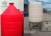 Total Drain Rotomolding Products , Plastic Cone Bottom Rinse Tanks CPT1500L Recyclable