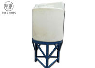 CMC 1000L Round Rotomolding Products , Rinse Water Storage Tanks With Steel Stand