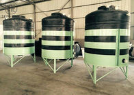 Rotational Molded Plastic Cone Bottom Tanks 15 Degree For Chemical Storage CPT3000L