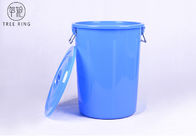 B280L Households Plastic Rubbish Bins , Storage Round Bucket With Lid For Collection