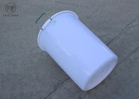 100Liter Small Plastic Dustbin With Lid  / Steel Frame Cage And Wheels Red Or Blue