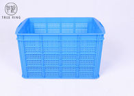 Shallow Draining Non Collapsible Vented Plastic Crate 520 * 360 * 320 Mm  For Storage