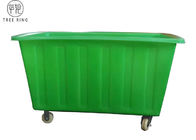 Rotomolded Poly Box Truck , Elevated Raised Growing Laundry Cart Plastic For Planter