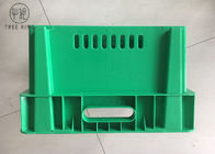 58ltr Green Square Plastic Vegetable Containers 600 X 400 X 300 Ventilated