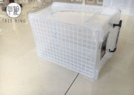 Lightweight Collapsible Plastic Crate Stackable 700 * 480 * 380mm 100 Litre
