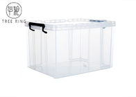 Food Grade Stackable Plastic Storage Bins , 60 Litre Plastic Crate Box