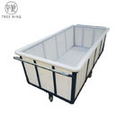 Roto Molding Heavy Duty 2500L Poly Truck Box For Wet Fabric Industrial