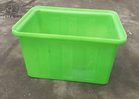 90 Liter Poly Box Truck Recycling Open Top Water Tank With Wheel And Lids