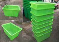 90 Liter Poly Box Truck Recycling Open Top Water Tank With Wheel And Lids