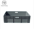 800*600*230 Mm Euro Plastic Storage Boxes Tray For Industrial Storage