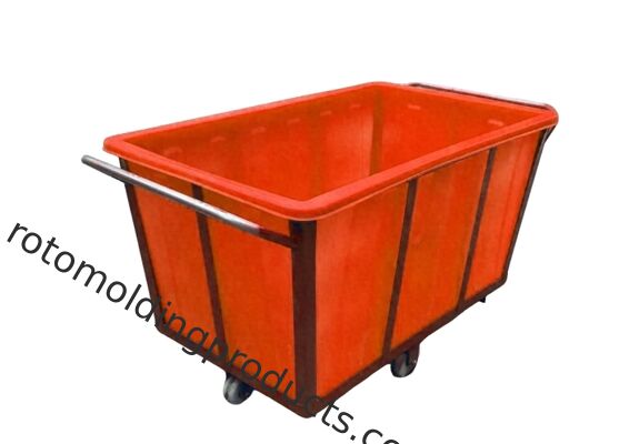 High Volume Poly Box Truck with 1000liter Capacity  Load Capacity Galvanized Steel Base