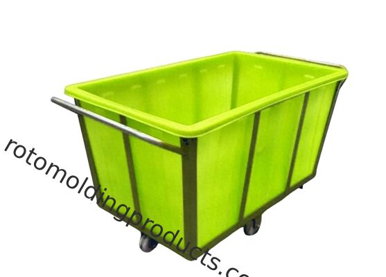 High Volume Poly Box Truck with 1000liter Capacity  Load Capacity Galvanized Steel Base