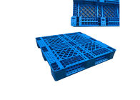 Virgin PP Rackable 1111 Blue Plastic Pallets With 3 Skids For Shelves Forklift , 1000Kg Load