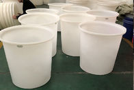 Cylindrical Polyethylene Food Holding Open Top Plastic Tanks With Cover For Beer Storage And Mixing