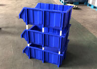 Blue Color Warehouse Plastic Picking Bins With Racking In Industrial Workshop