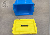 Rectangular Nesting Virgin PP Plastic Storage Box 50L With Locaked Lid 40*29*24 Cm