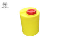 Yellow Color 13 Gallon Dome Top Poly Chemical Dosing Tank For Cooling Water Treatment