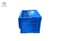 45 Liter Grated Wall Heavy Duty Collapsible Storage Crate Utility Basket Tote Bins For Packing