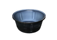 Double Color Rotomolding Plastic Cattle Drinking Troughs Round Plastic Stock Tank 80L