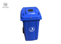 100 Lt Plastic Rubbish Bins Waste Wheelie Bin 120 Litre With Lock And Rubber Stopper