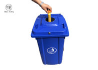 Lockable Recycled Paper Shredding Wheelie Bins Container Confidential Document Disposal
